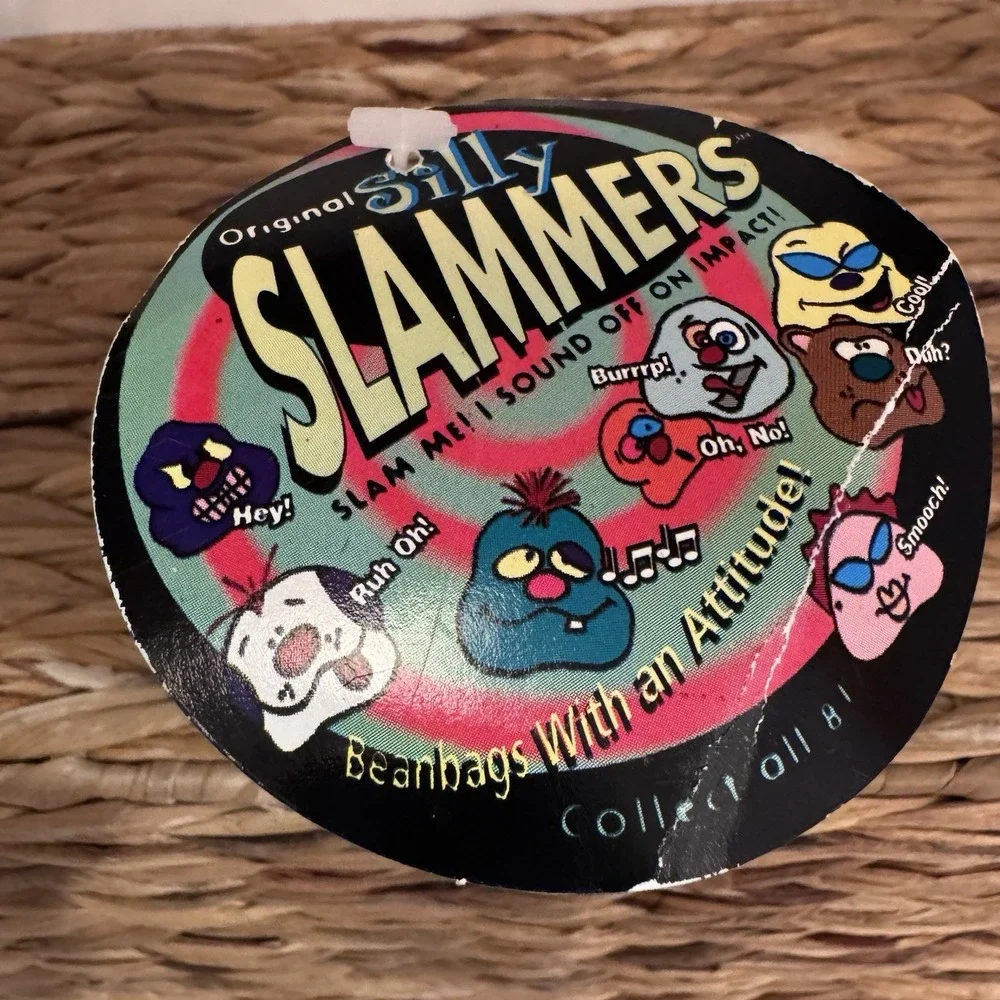 Vintage‎ 1997 Silly Slammers Design B Earp Burping Plush Toy with Tags No Sound